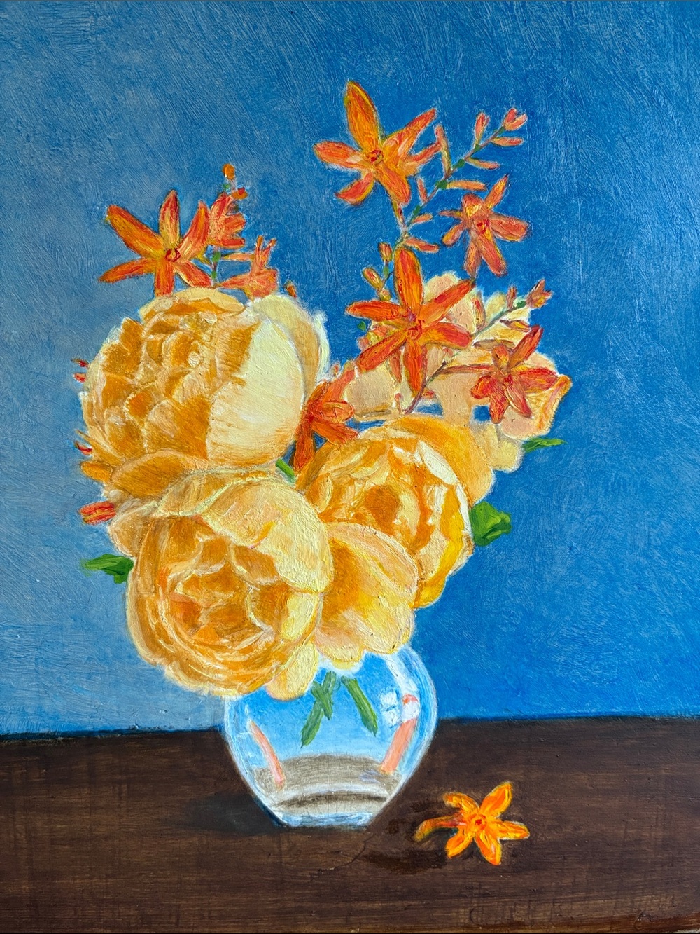 Original oil on copper